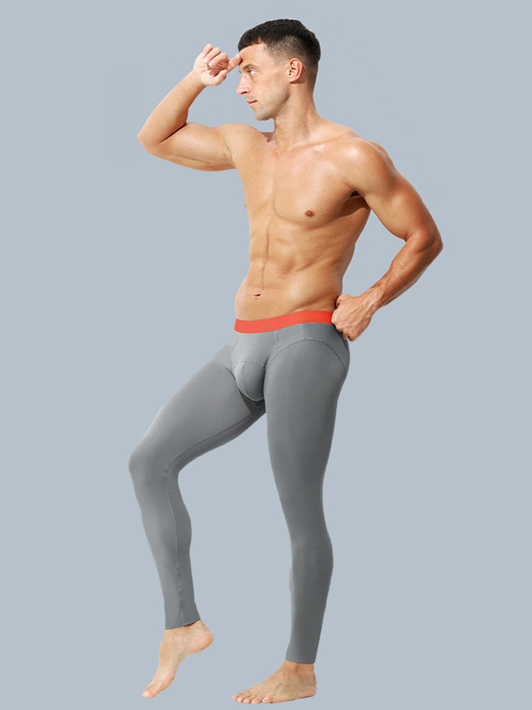 Men's Thin Slim-Fit 2-in-1 Thermal Bottoms & Long Johns