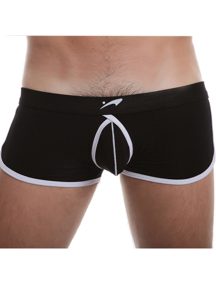 3 Pack Men's Modal U-convex Large Pouch Arrow Pants Breathable Boxer Briefs