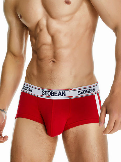 Men's Side Line Pouch Cotton Trunks