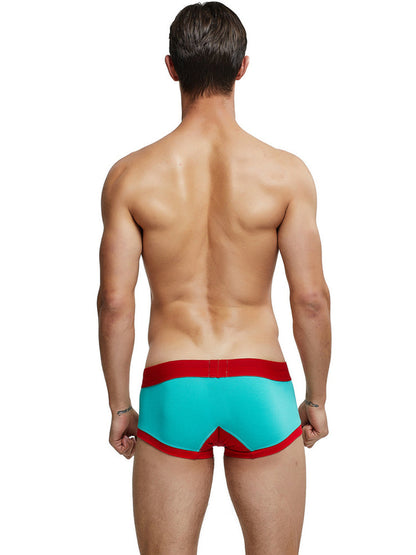 Men's Cartoon Low-rise Cotton Trunks