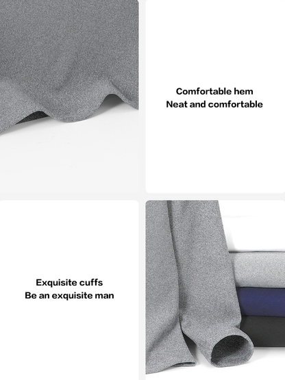 Men's Mid-high Collar Warm Cold-proof Long-sleeved Bottoming Shirt