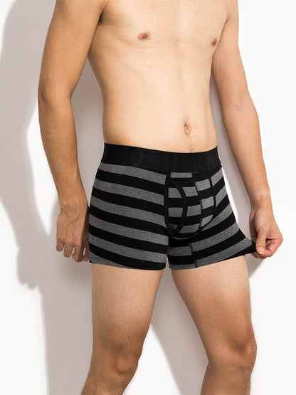 2 Pack European Luxury Brand Personalized Striped Men's Underwear