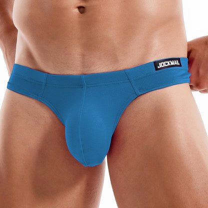 Men's Simple Breathable Mesh Pouch Bikini