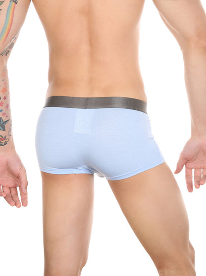 Men's Dual Ball Pouch Trunks With Fly Front