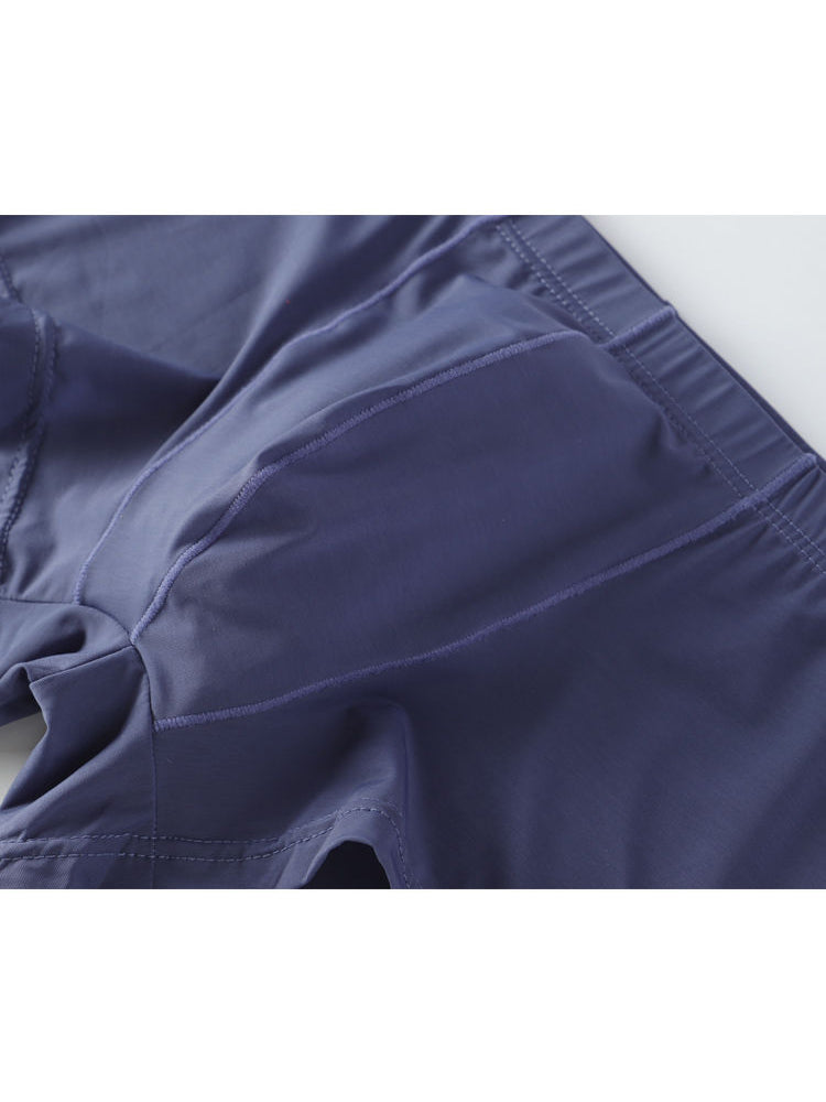 Thin Breathable Ice Silk U Convex Boxers for Men