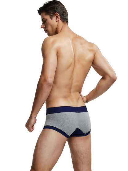 Men's Cartoon Low-rise Cotton Trunks