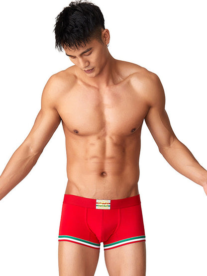 2 Pack Men's Low-Rise Cotton Boxer Briefs