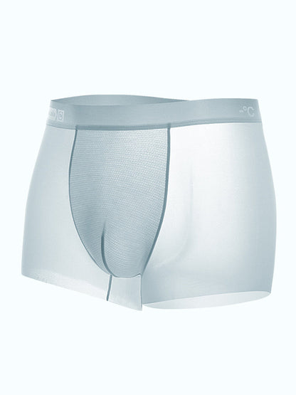 4 Pack Men's Breathable Ice Silk Antibacterial Sports Trunks