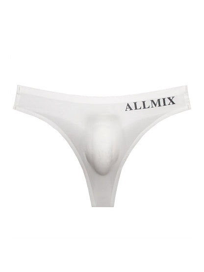 4 Pack ALLMIX Men's Sexy Seamless T-back Thongs