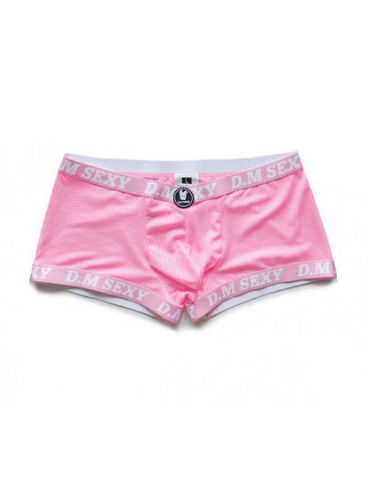 2 Pack Men's Low Waist Mesh Breathable Sports Trunks
