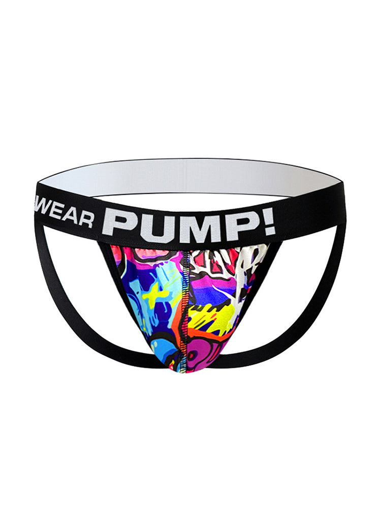 Men's Sexy Graffiti Pouch Thongs
