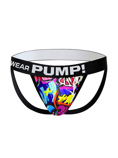 Men's Sexy Graffiti Pouch Thongs