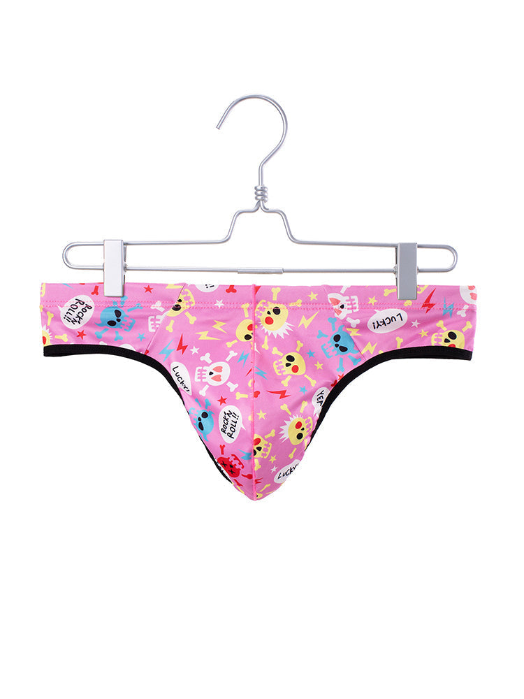 3-pack Men's Sexy Skull Low-rise Thong