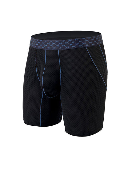 3 Pack Men's Anti-chafing Waffle Boxer Briefs