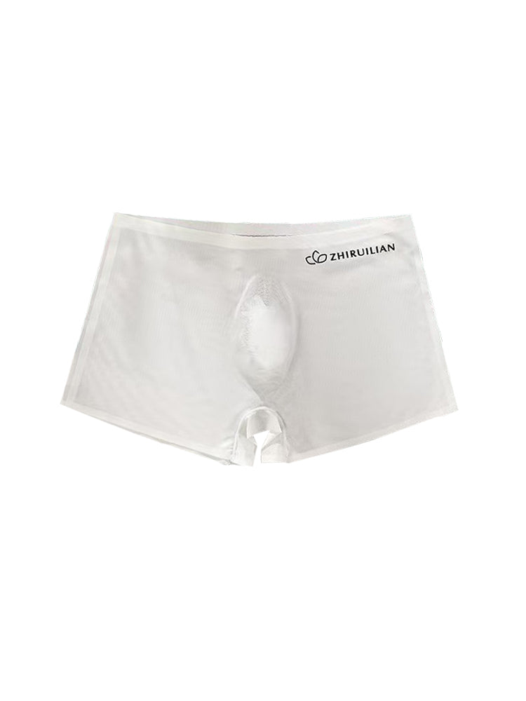 2-pack Men's Translucent Seamless 3D Pocket Boxer Briefs