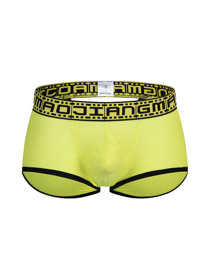 2 Pack Men's Breathable Large Pouch Mesh Fitness Trunks