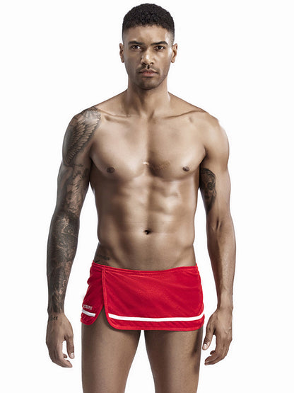 Men's Stylish Homewear Cotton Toweling Side Slit Shorts