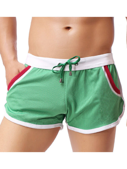 2 Pack Drawstring Leisure Men's Loose Boxer Shorts