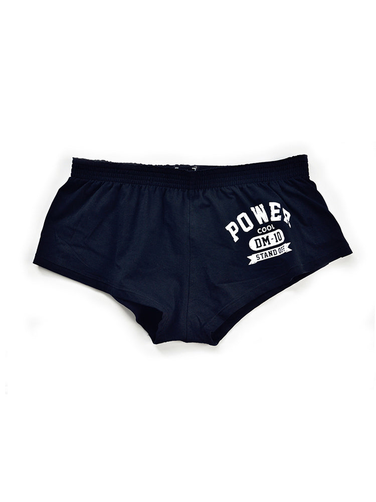 Men's DM Printed Lettering Low Waist Sexy Cotton Boxer Shorts