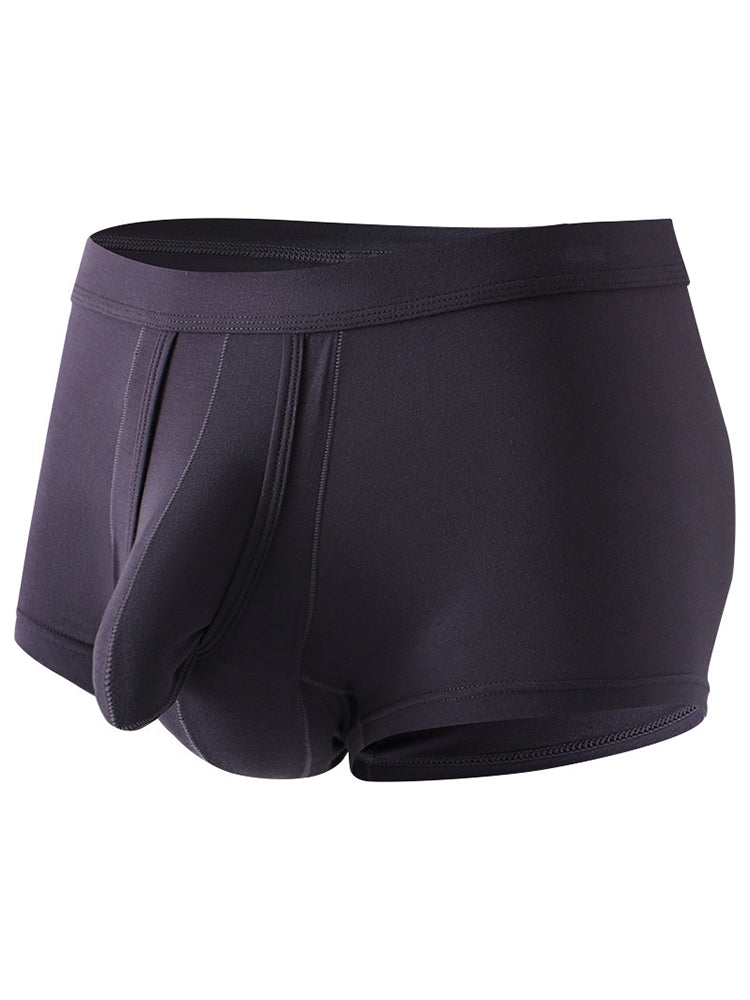 Sexy Separated Ball Pouch Trunks For Men