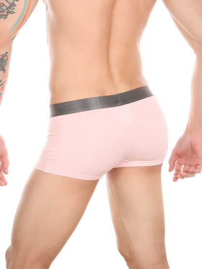 Men's Dual Ball Pouch Trunks With Fly Front