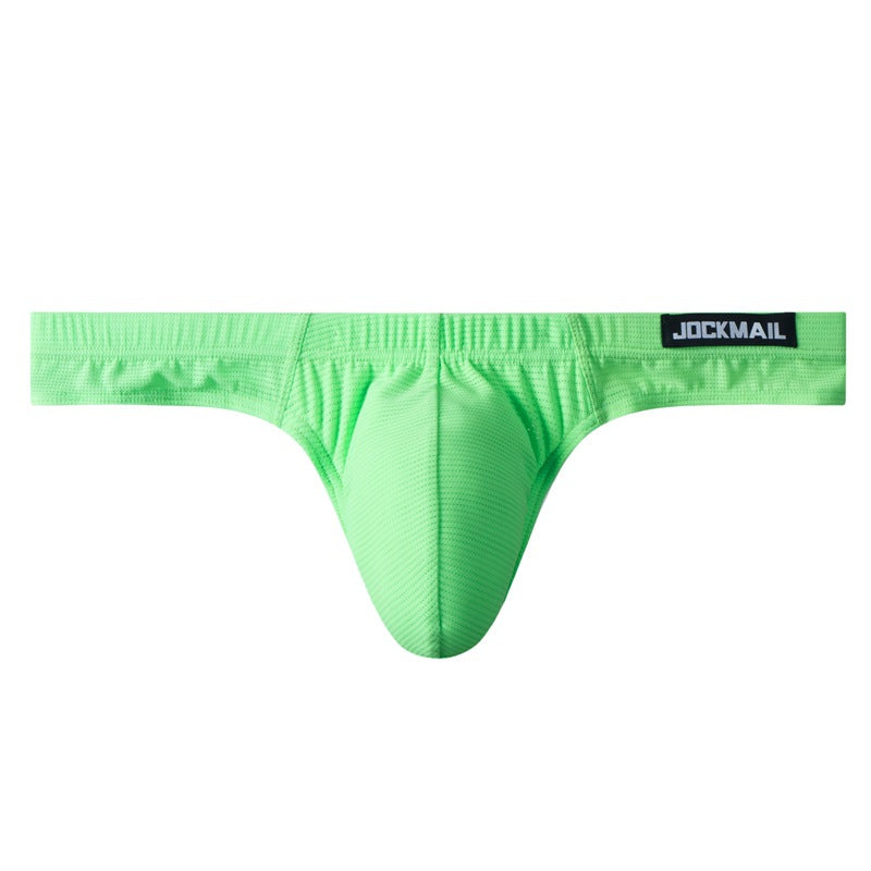 Men's Simple Breathable Mesh Pouch Bikini