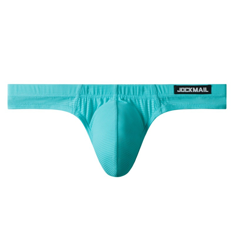 Men's Simple Breathable Mesh Pouch Bikini