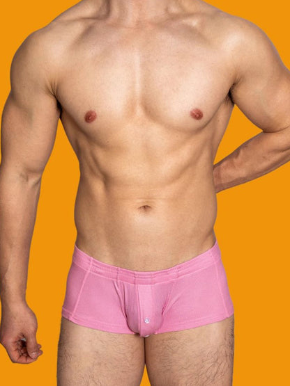 Men's Solid Color Comfortable Button-down Trunks