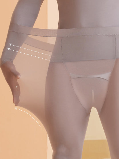 Men's Skin-Friendly Ultra-Thin High-Elastic Anti-Static Thermal Base Layer Tops & Bottoms