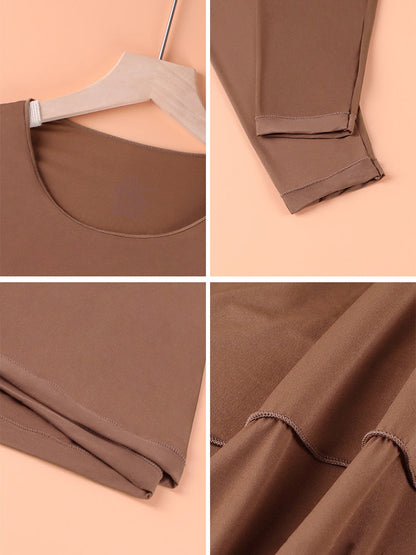 Men's Skin-Friendly Ultra-Thin High-Elastic Anti-Static Thermal Base Layer Tops & Bottoms