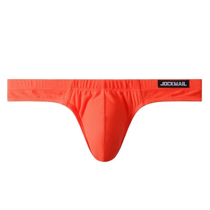 Men's Simple Breathable Mesh Pouch Bikini