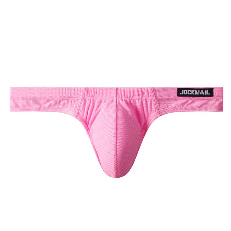 Men's Simple Breathable Mesh Pouch Bikini