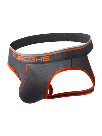 3 Pack Men's Low-Rise Ice Silk Jockstrap