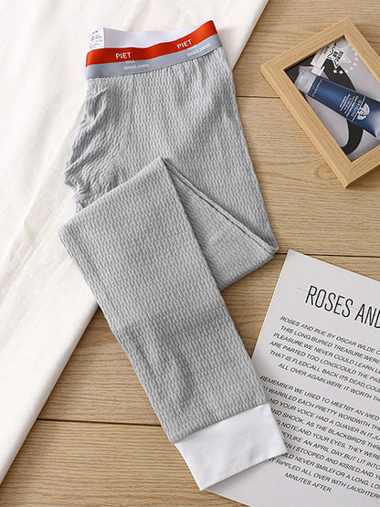 Men's Pure Cotton Breathable Warm Pants