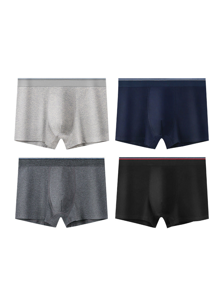 4 Pack Men's Classic Microfiber Trunks