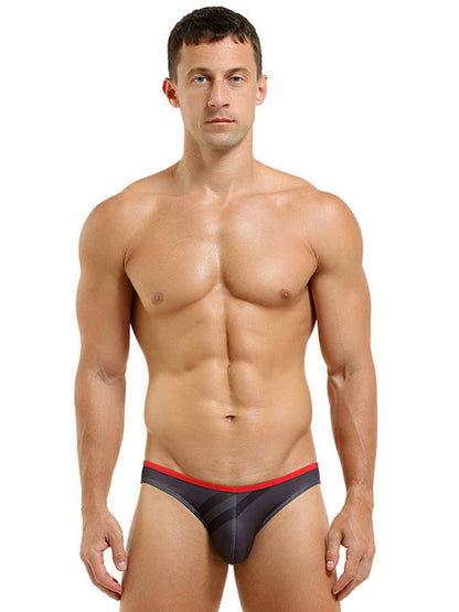 2 Pack Men's Low-rise Vibrant Stripe Bikini