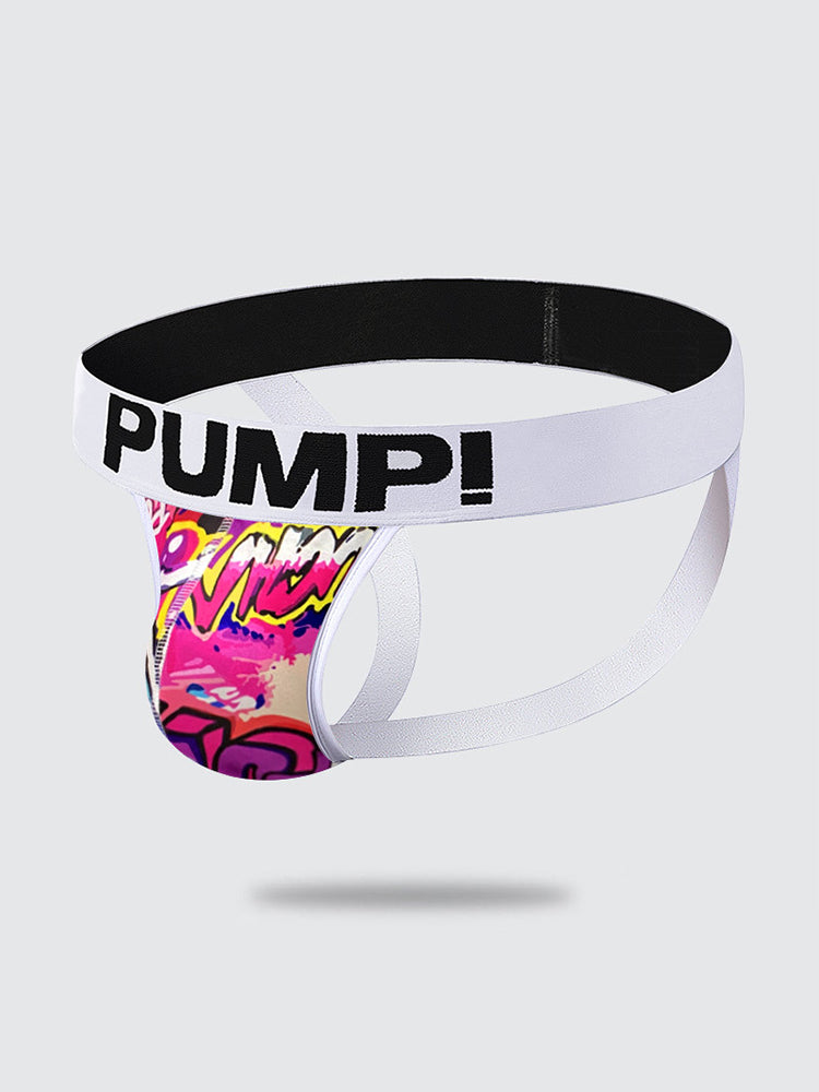 Men's Sexy Graffiti Pouch Thongs