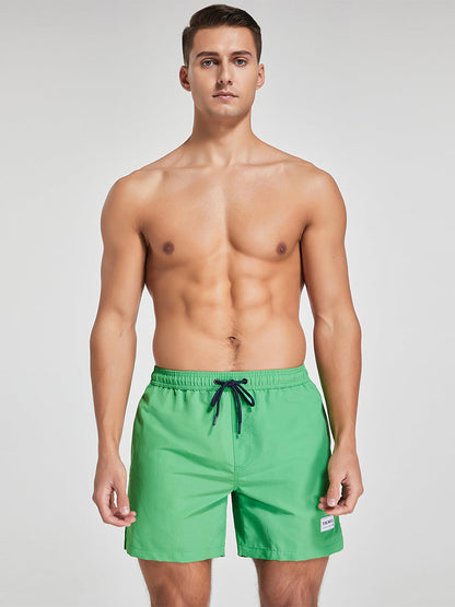Men's Solid Breathable Beach Shorts Boxer