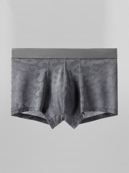 3 Pack Men's Graphene Anti-Bacterial Hollow Lace Ultra-Thin Trunks