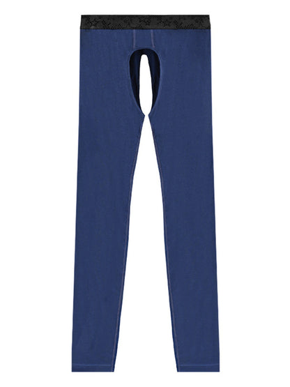 Men's Pure Cotton Open Crotch Breathable Warm Pants