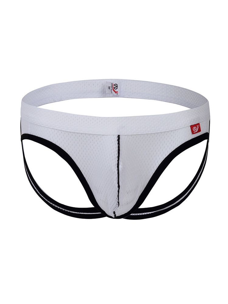 4 Pack Men's Low Waist Sexy Breathable Butt Lifting Stylish Comfortable Jockstrap