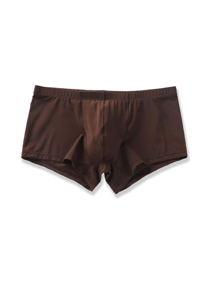 Thin Breathable Ice Silk U Convex Boxers for Men