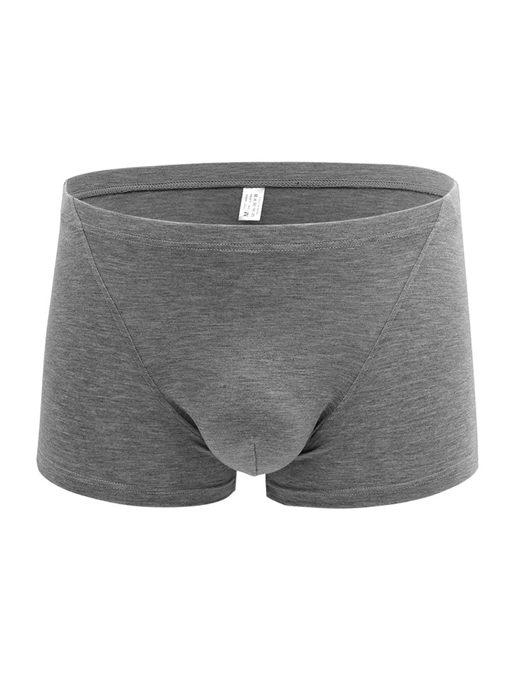 Men's Bamboo Fiber U-pouch Boxer Briefs