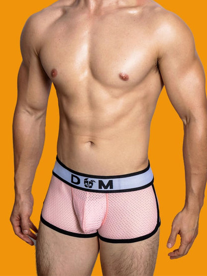 2 Pack Men's Fashionable Low-Rise Zipper Trunks