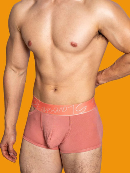 2 Pack Men's Stylish Breathable Modal Sports Trunks