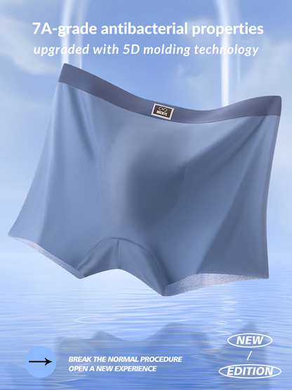 4 Pack Men's Seamless Antibacterial Boxers Briefs