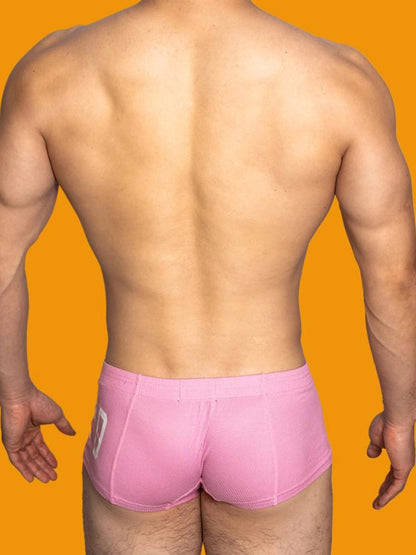 Men's Solid Color Comfortable Button-down Trunks