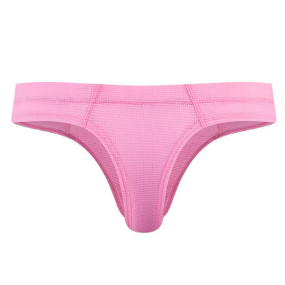 Men's Simple Breathable Mesh Pouch Bikini