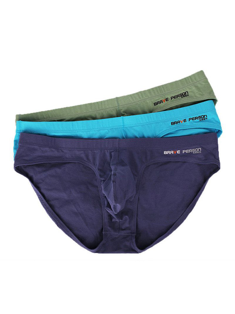 Men's Comfortable Cotton Large Pouch Sports Bikini
