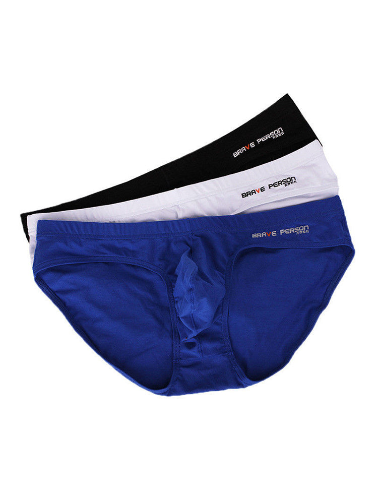 Men's Comfortable Cotton Large Pouch Sports Bikini